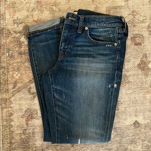 Madewell Women’s Slim boyjean distressed jeans